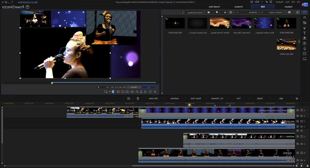 Cyber Link Power Director best video editing software for youtubers