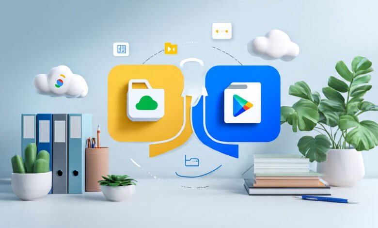 Sync Google Drive and OneDrive